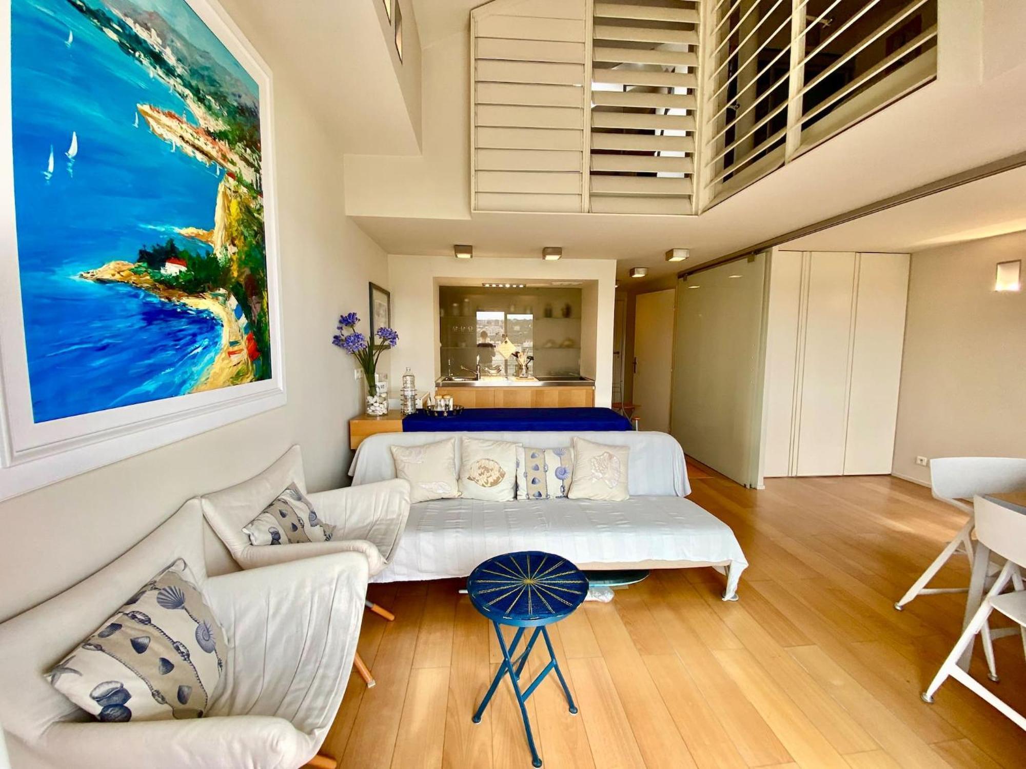 Apartamento Riviera Prestige Vue Mer Panoramique Proche gare Rocabruna Exterior foto